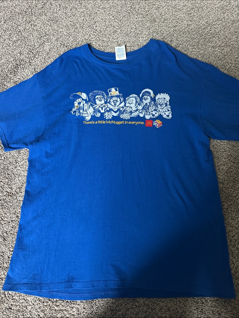 McDonald's Blue Crew Graphic Tee - 'There's a little McNugget in everyone.'